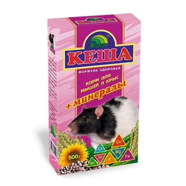 Кеша Корм для мышей и крыс с минералами, 500 г