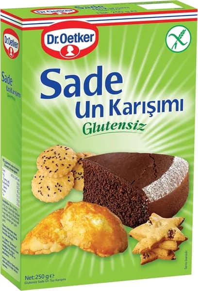 Dr. Oetker Простая мучная смесь без глютена 250 гр