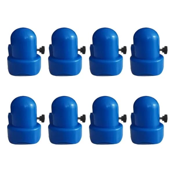 6 частей ограждения для батута, синий колпачок с болтами-8 штук