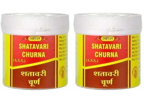 Шатавари Чурна марка Вьяс Фармасьтикалс (Shatavari Churna Vyas Pharmaceuticals), 2 упаковки по 100 грамм