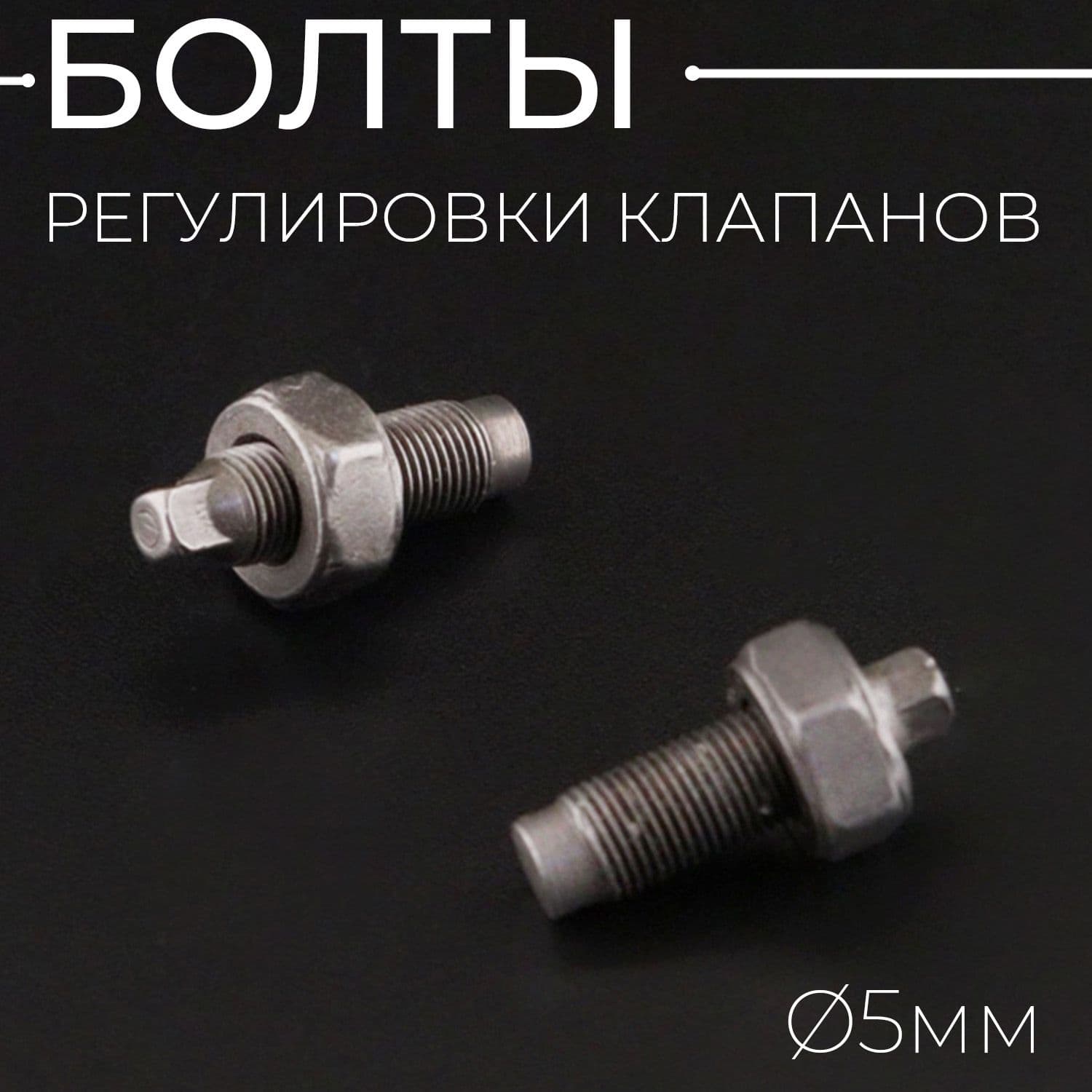 Болты регулировки клапанов (D-5mm)