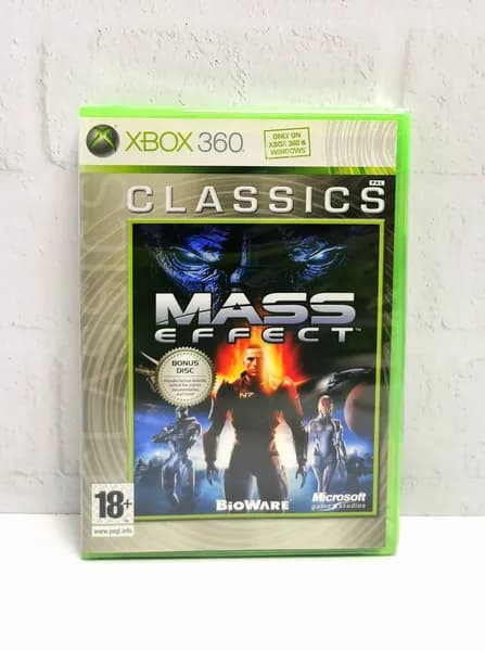 Mass Effect Английский язык Видеоигра на диске Xbox 360. Товар уцененный
