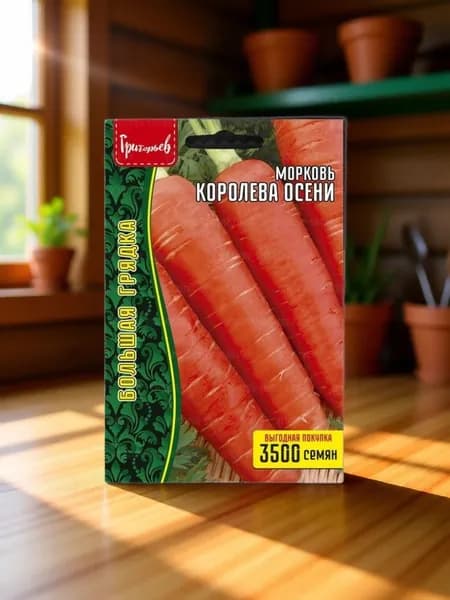 Семена Морковь Королева Осени (3500шт.)