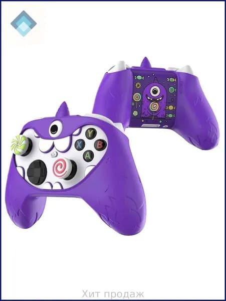 PlayVital чехол MonoEye Monster для Xbox Series X/S, милый силиконовый антискользящий кейс с накладками и стикерами