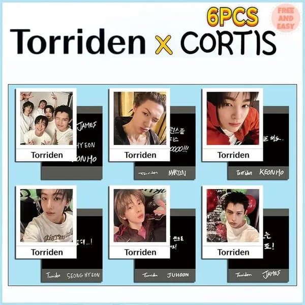 Cortis x torriden Кобрендовая маленькая открытка