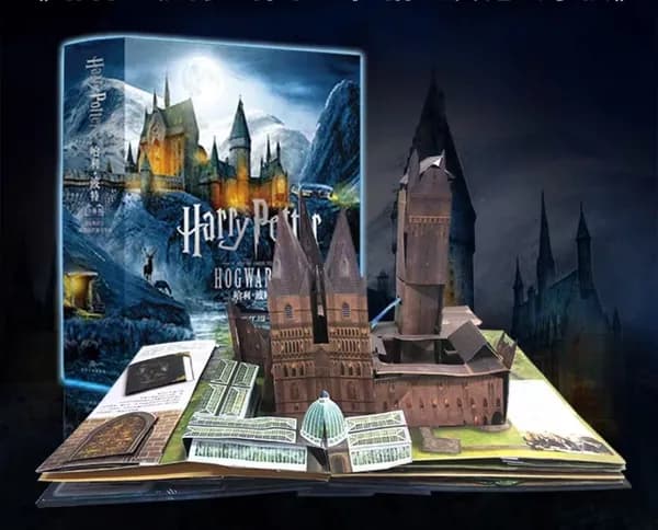 Оригинальное название: Harry Potter a Pop - Up Guide to Hogwarts-good value