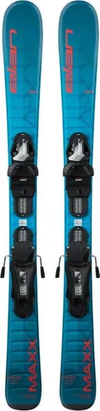 Детские горные лыжи ELAN MAX Jrs 100-120 + EL 4.5 (23/24), 100 см