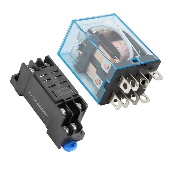 220VAC 240VAC AC 8 Контактное реле Переменного тока и Основание розетки В комплекте 10A DPDT LY2NJ