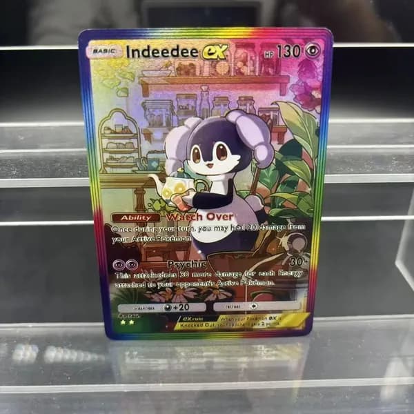 Коллекционные карты TCG POCKET: Indeedee, Melmetal, Whimsicott, Mega Pinsir. Ручная работа, классические аниме-игровые сувениры в подарок