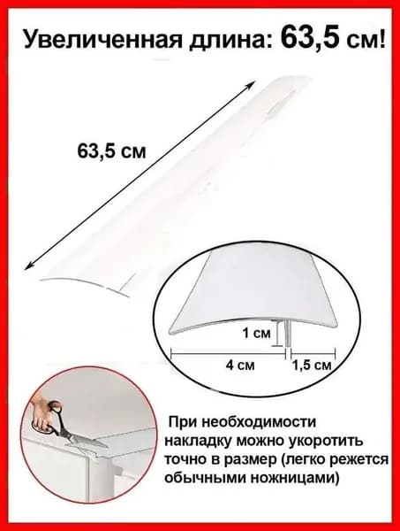 Защитный экран от брызг на плиту, 5.55 см