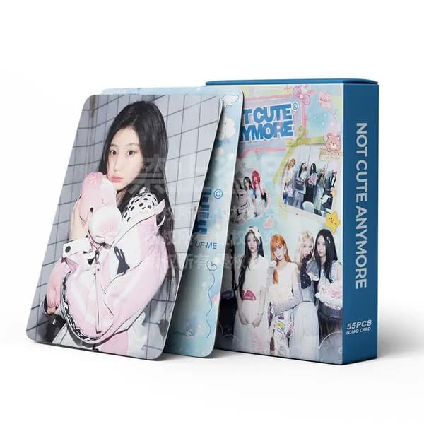 KPOP ILLIT Альбом 2025 Новый NOT CUTE ANYMORE 55 маленьких фотокарточек