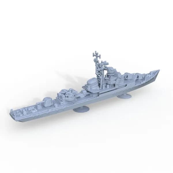 Военная модель, масштаб 1:2000 советский сторожевой корабль проекта 50 Енот (ватерлиния)