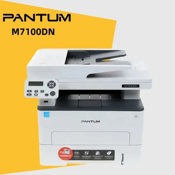 Pantum МФУ Лазерное M7100DN, белый, серый