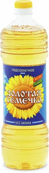 Золотая семечка Масло подсолнечное рафинированное, 1л