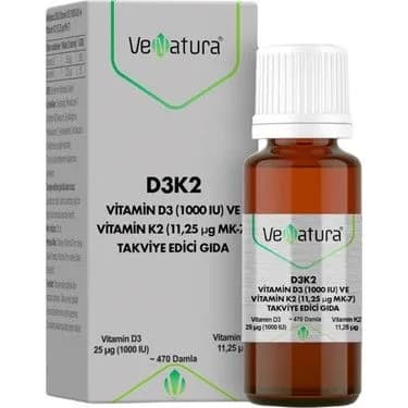 венатура д3к2 капли 20мл / venatura d3k2 damla 20 ml