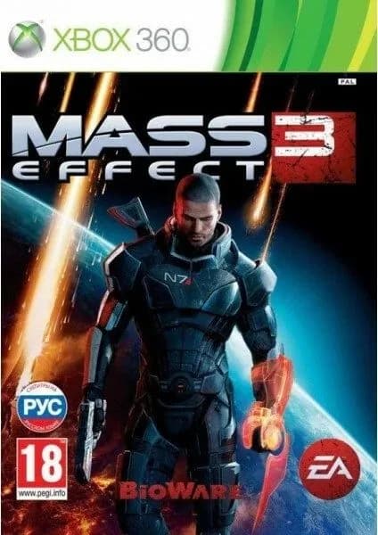 Mass Effect 3 Русские субтитры Видеоигра на 2 дисках Xbox 360