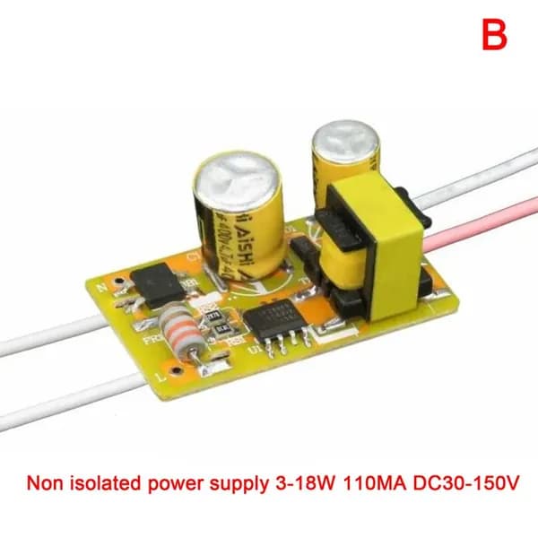 Неизолированный источник питания светодиода без стробоскопа