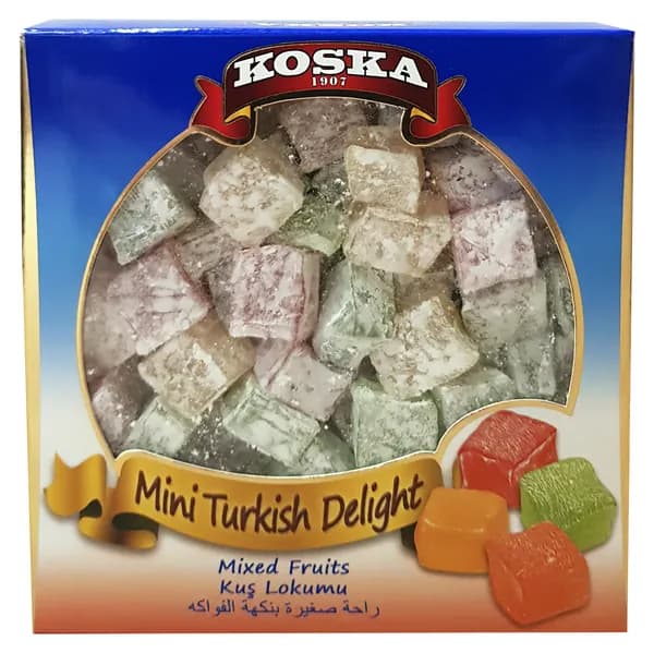 Рахат лукум ассорти фруктовое, "Koska", Mini Turkish Delight, 250гр. Турция
