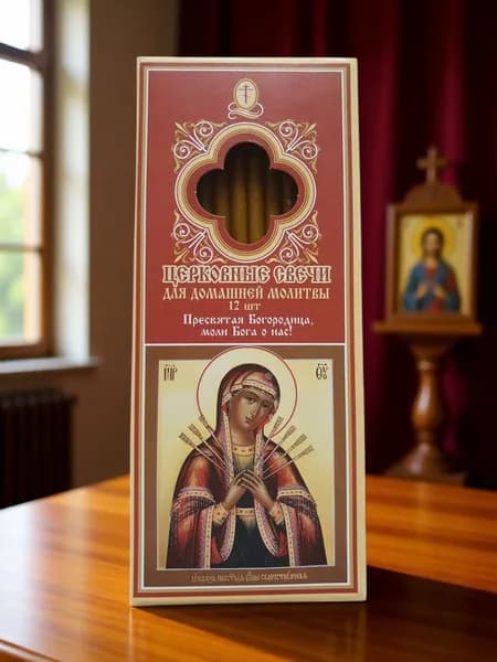Свечи восковые освящённые 12 шт.