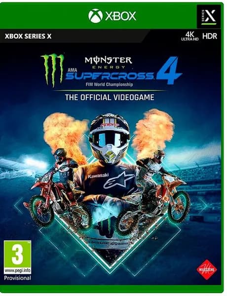 Игра Xbox Series X Monster Energy Supercross The Official Videogame 4 (Диск) (Xbox Series, Английская версия)