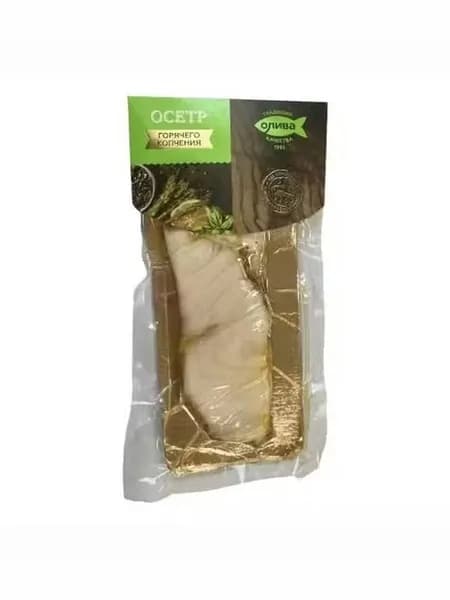 Осетр горячего копчения Олива кусок 200 г