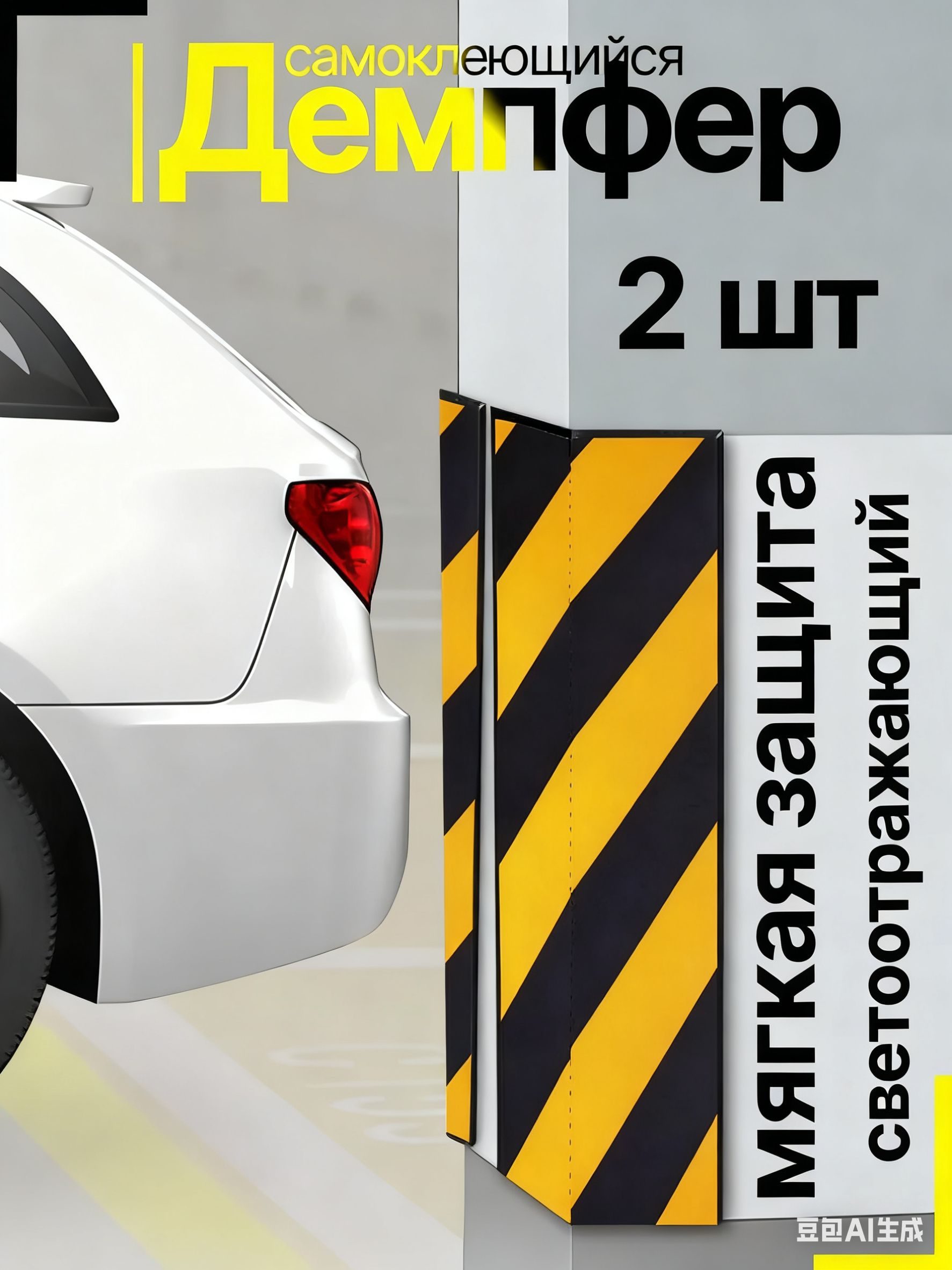 Демпфер автомобильный, 2 шт.