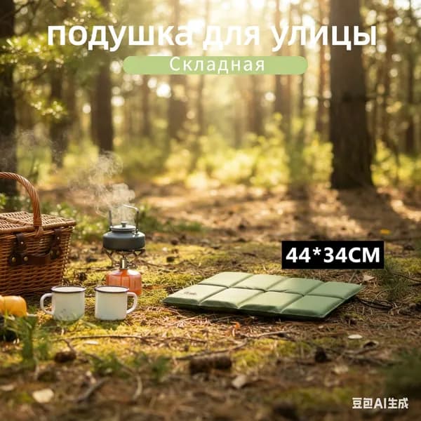 Портативный складной уличный коврик для сидения, водонепроницаемый походный коврик, сиденья кемпинга, влагостойкие подушки, прочные,44*34CM