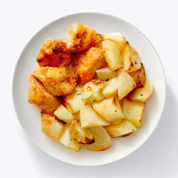 Шашлык куриный с запеченным картофелем 280 г, Ozon fresh