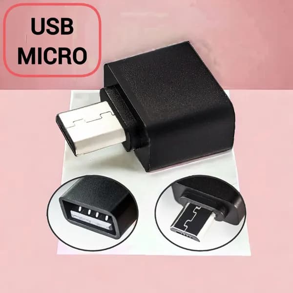 Адаптер usb Micro c otg переходник с type-c на юсб для передачи данных флешки телефона компьютера