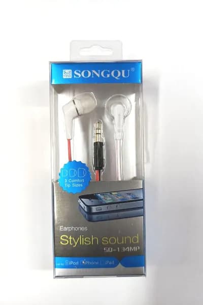 SONGQU Наушники проводные, белый