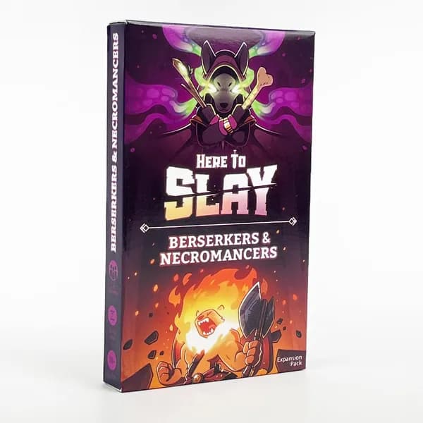 HERE TO SLAY: База,3 Дополнения (Берсерки, Некроманты, Воины, Друиды, SLEIGH) Карточная Стратегия, Приключенческая Вечеринка 2-6 игроков 30-60 мин Подарок!