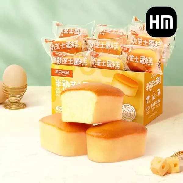 Сладкий и нежный, вкусный чизкейк 400 г (около 12 штук) Питательный завтрак для всей семьи, перекус в полночь, ежедневное развлечение, чтобы удовлетворить ваши аппетиты.