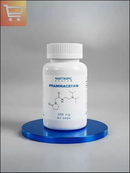 Прамирацетам Pramiracetam 400 мг 90 капсул Nootropic Source