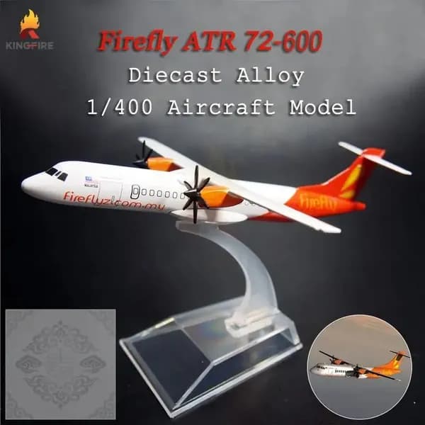 Металлическая модель самолета ATR72 из Малайзии