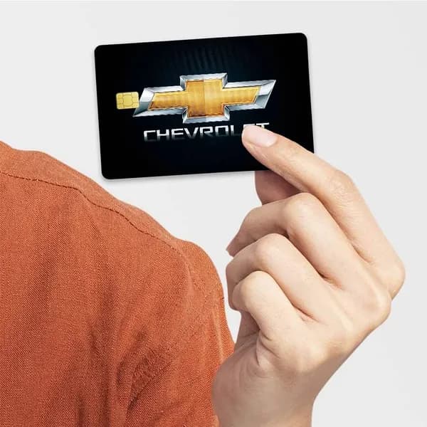 Chevrolet Шевроле Наклейка для банковской карты