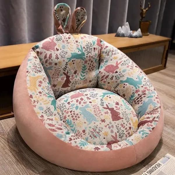 Прямой диван 55х50х50 см,лиловый