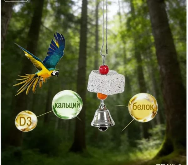 Минеральные игрушки для птиц, удобный камень для жевания, для попугаев и хомяков