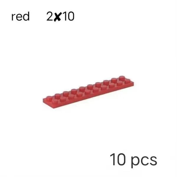 MOC 2x10 небольшие кирпичные строительные блоки совместимые с 3832 базовый тонкий кирпич