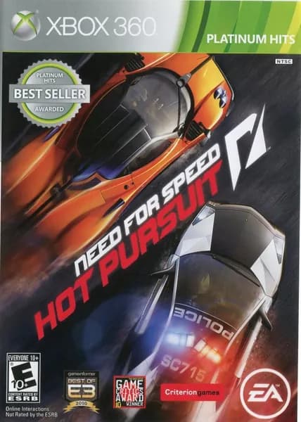 Игра Need for Speed Hot Pursuit Xbox 360 Диск