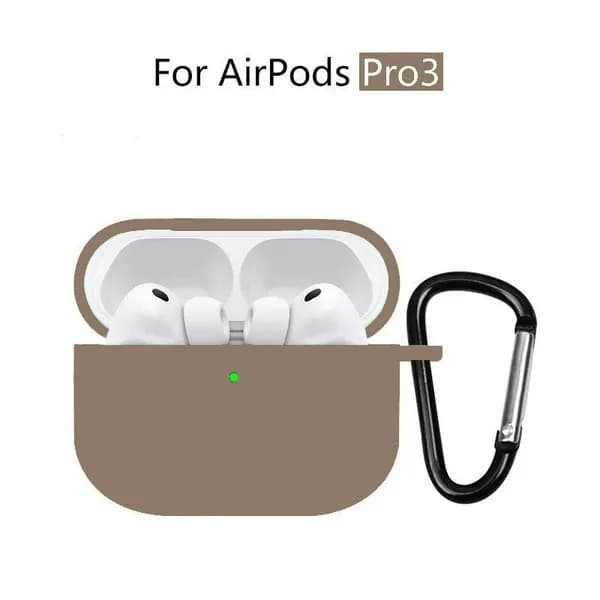 Чехол для AirPods Pro 3 ( 2025 )/ чехол для наушников аирподс про 3 , силиконовый , с микрофиброй