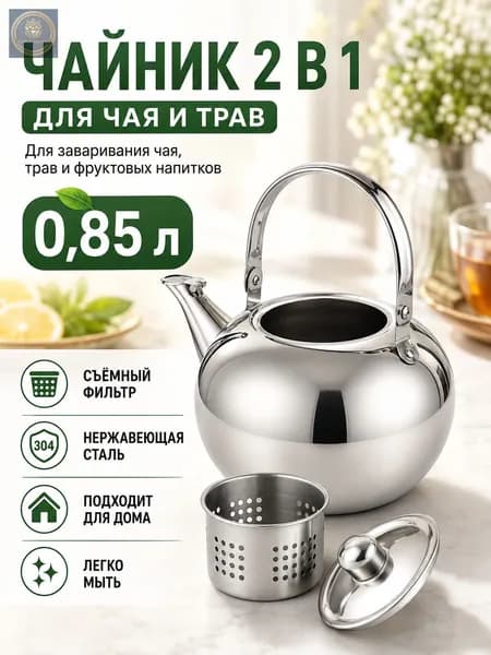 Чайник Крышка, 1 л