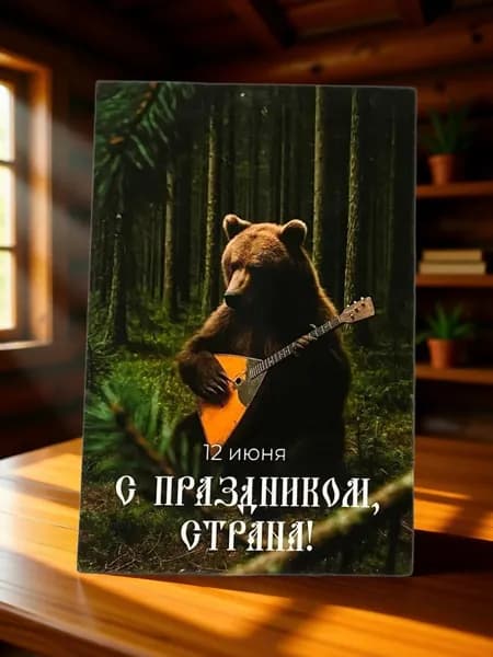 Открытка №3 "С днем России" 10*15