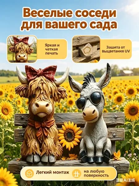 Фигурка садовая