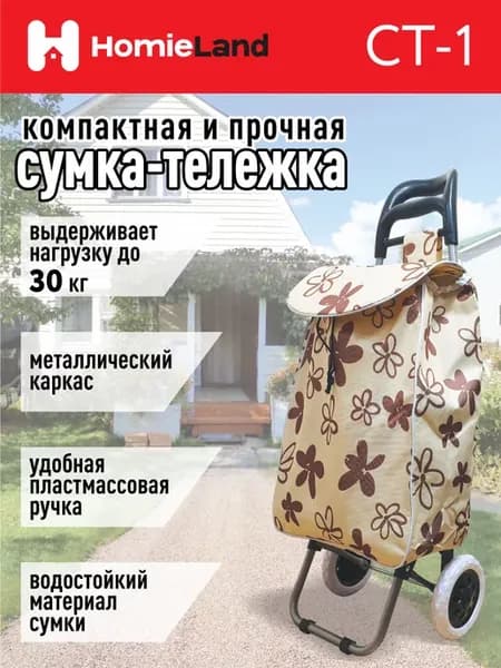 Сумка тележка на колесах