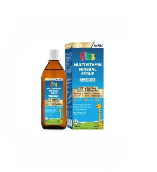 Nutraxin Kids Мультивитаминно-минеральный сироп, 150 мл