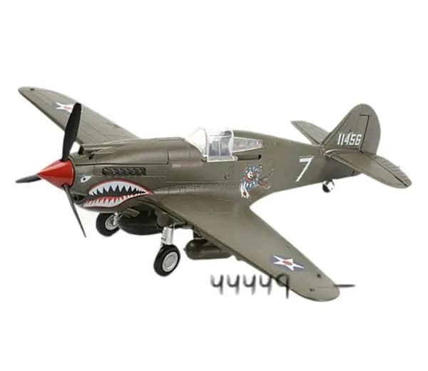 Сборная модель истребителя Curtiss P-40 лёгкая сборка без клея 1:48 для моделистов и коллекции