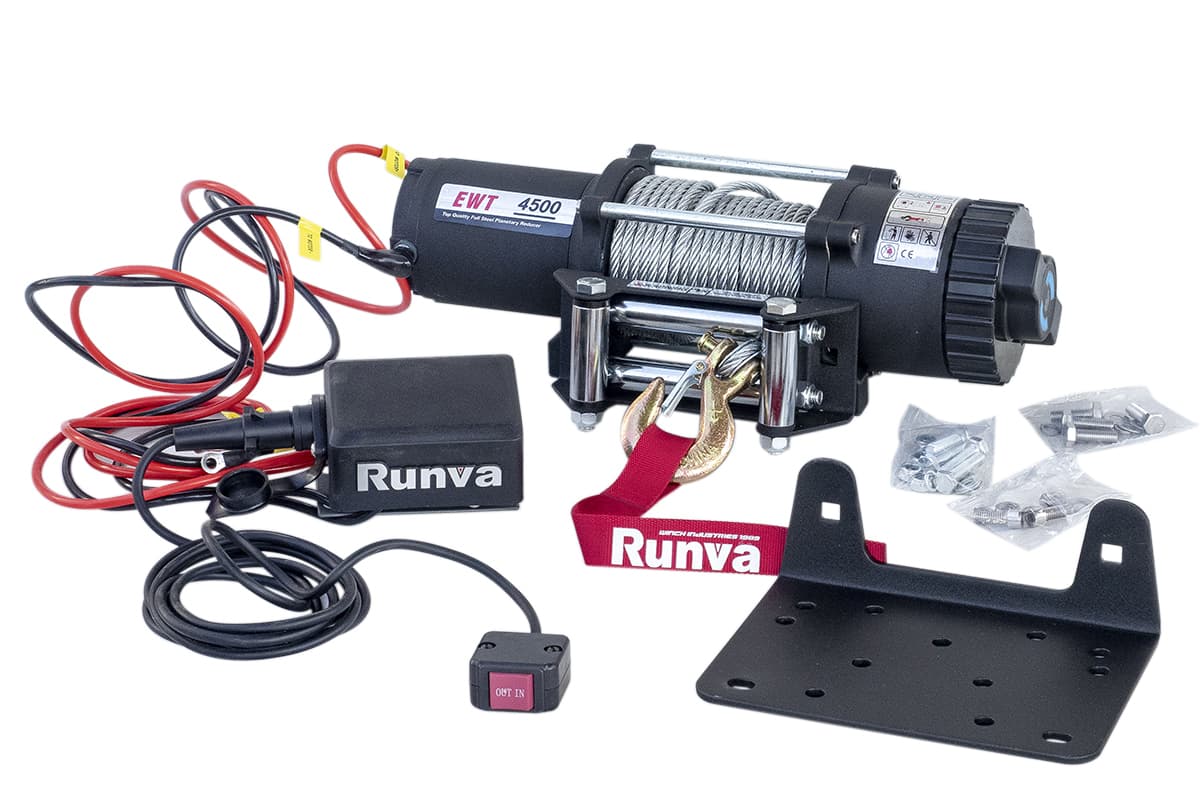 Лебёдка электрическая 12V Runva 4500A lbs