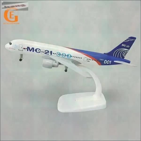 Металлическая Модель Самолета MC-21, Аэрофлота MC21, 20CM С Шасси И Колесами