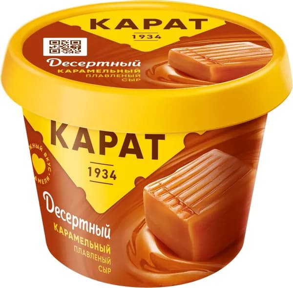 Сыр плавленый КАРАТ Карамельный 30%, без змж, 230г 3 шт.