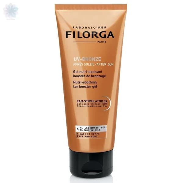 Filorga UV Bronze After Sun, усилитель загара, омолаживающий, увлажняющий, гель для ухода 200 мл